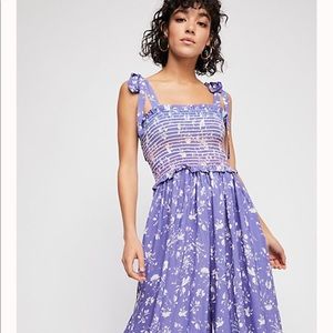 Free People multicolor jumpsuit with wide leg